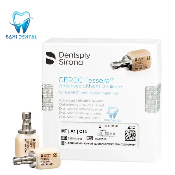 بلوک کدکم دنتسپلای ( ترنسلوسنسی MT ) _ Dentsply Sirona Tessera