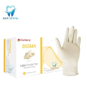 دستکش لاتکس کرنبری بدون پودر _ Cranberry Powder-Free Latex Gloves