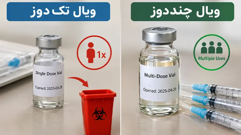 تفاوت ویال چند دوز و ویال تک دوز